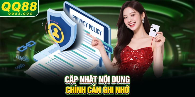 Cập nhật nội dung chính cần ghi nhớ